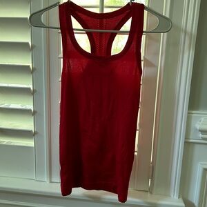 Lululemon swiftly tech racerbank tank top! Red. Size 0. Like new!